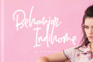 Behavior Indihome Font: Elegant Script for Editorial Design