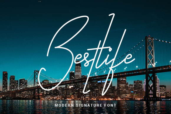 Bestlife Font: Elevating Editorial Design with Elegant Script