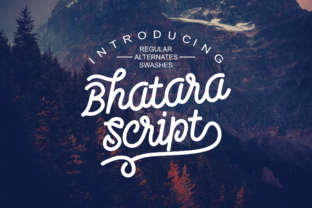 Bhatara Font: Vintage Script for Handmade Labels