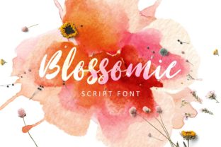 Blossomie Font: Elevate Digital Marketing Visuals