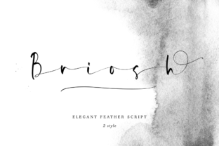 Briosh Font: Adding Romantic Elegance to Web Layouts