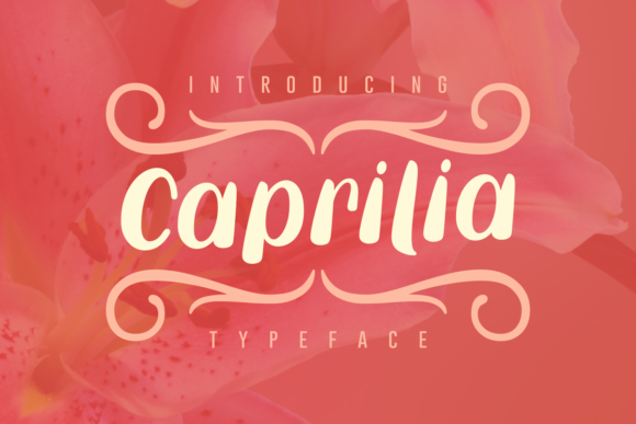 Caprilia Font Review: Bold Handwritten Type for Branding