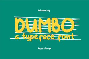 Dumbo Font Review: Bold Script for Real Design Work