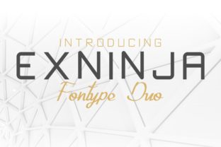 Exninja Font: A Bold Sans Serif for Brand Identity