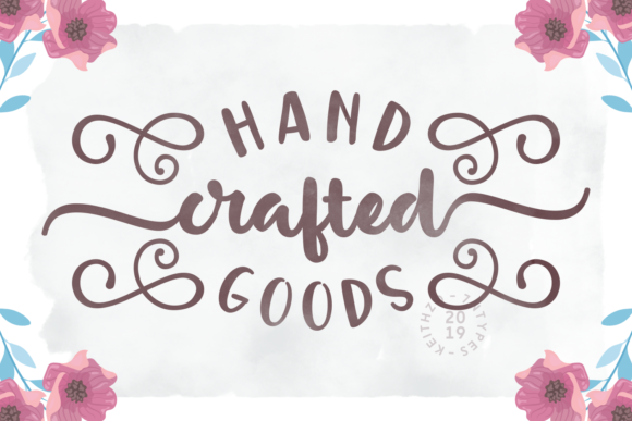 Handcrafted Goods Font: Elevating Handmade Labels