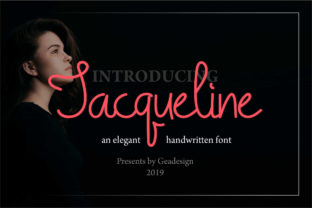 Jacqueline Font: Elegant Script for Handmade Products