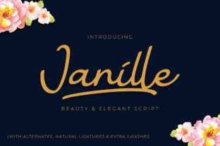 Janille Font: Elegant Script Typography for Editorial Design