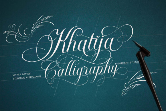 Khatija Font Review: Bold Calligraphy for Modern Branding