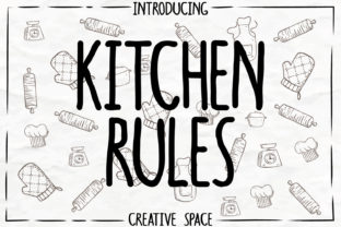 Kitchen Rules Font: Handwritten Charm for Business Branding