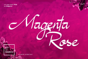 Magenta Rose Font: Elevating Campaign Visuals
