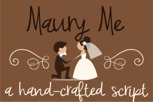 Maury Me Font: A Romantic Script for Handmade Products