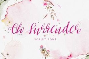 Oh Surrender Font Review: Elegant Script for Branding