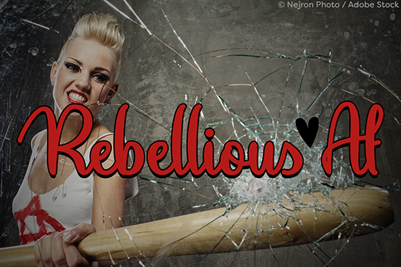 Rebellious Af Font: Bold Typography for Editorial Design