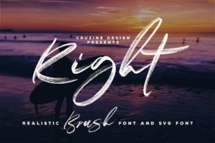 Right Font: A Modern Script for Editorial Design