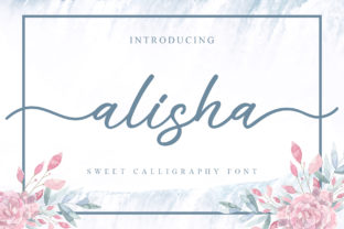 Testing the Alisha Font for Sweet Brand Identity Design