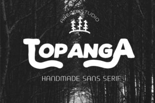 Topanga Font: A Handwritten Typeface for Editorial Design