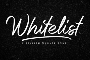 Whitelist Font Review: Elegant Marker Style for Branding